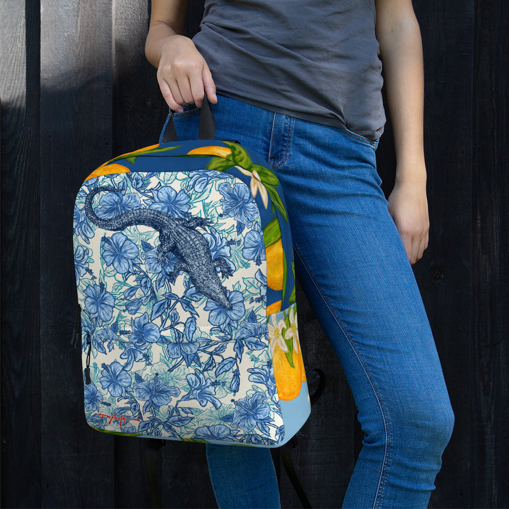 Floral Gator Orange Blossom Backpack