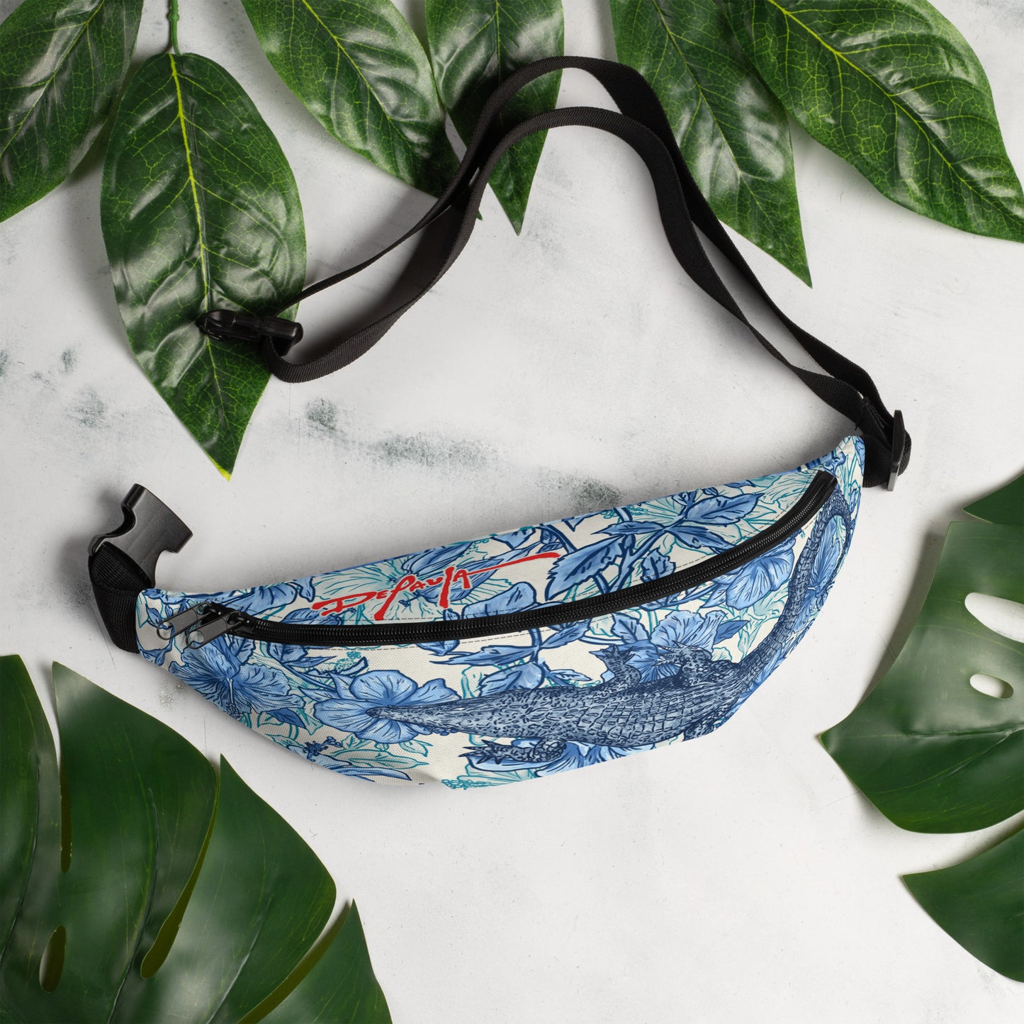 Floral Gator Fanny Pack