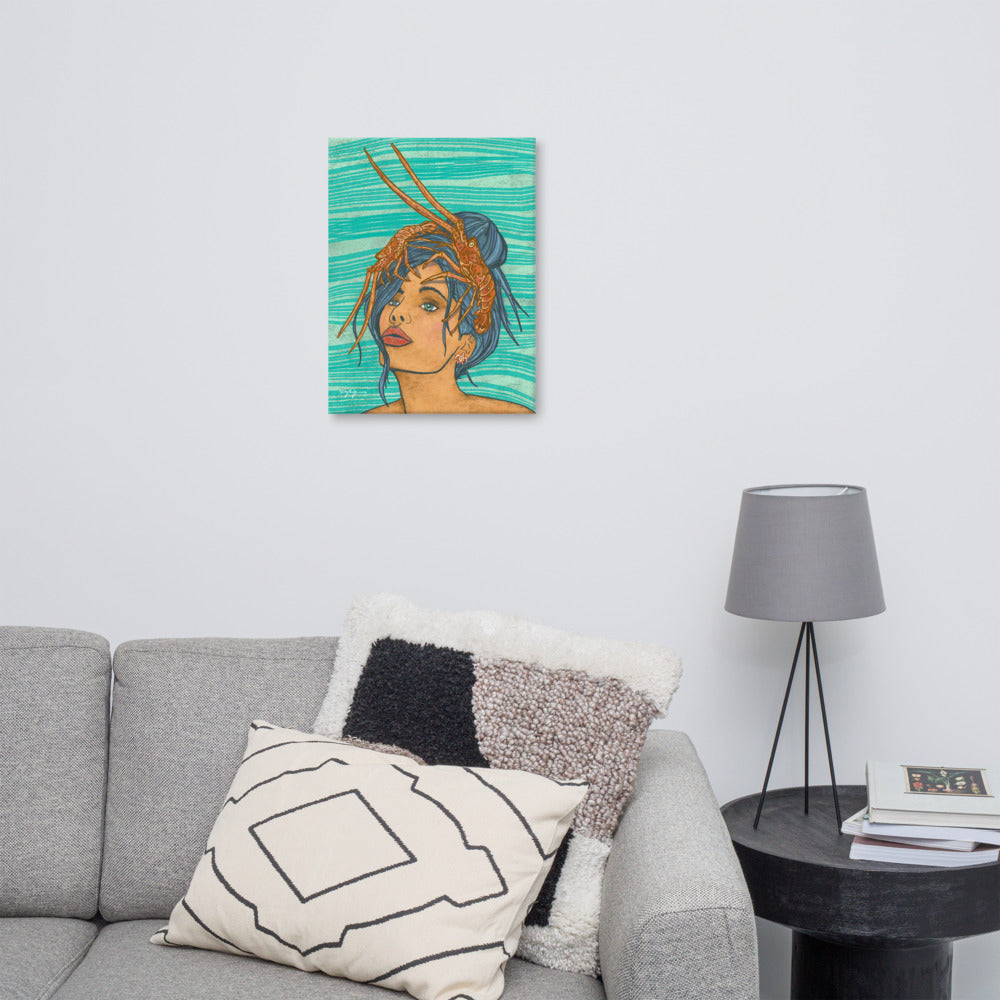 Wayfinder Woman Portrait Beryl Fine Art Canvas 18" x 24"
