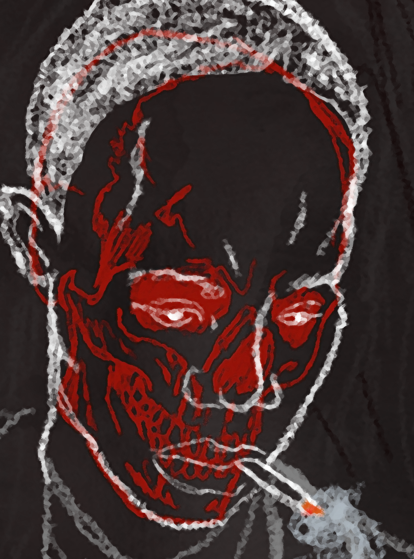 The Devil and the Crossroads Blues Fine Art Canvas 18" x 24"