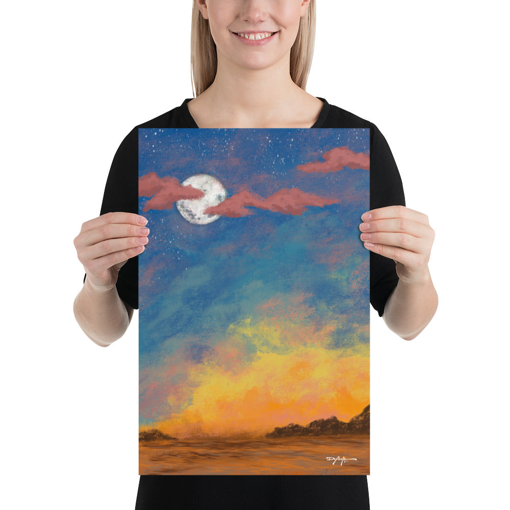 Welcoming the Darkness Fine Art Print 12" x 18"