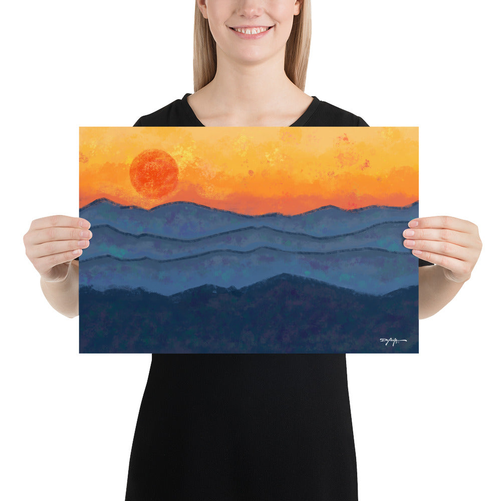 From the Earth to the Heavens Fine Art Print 12" x 18"