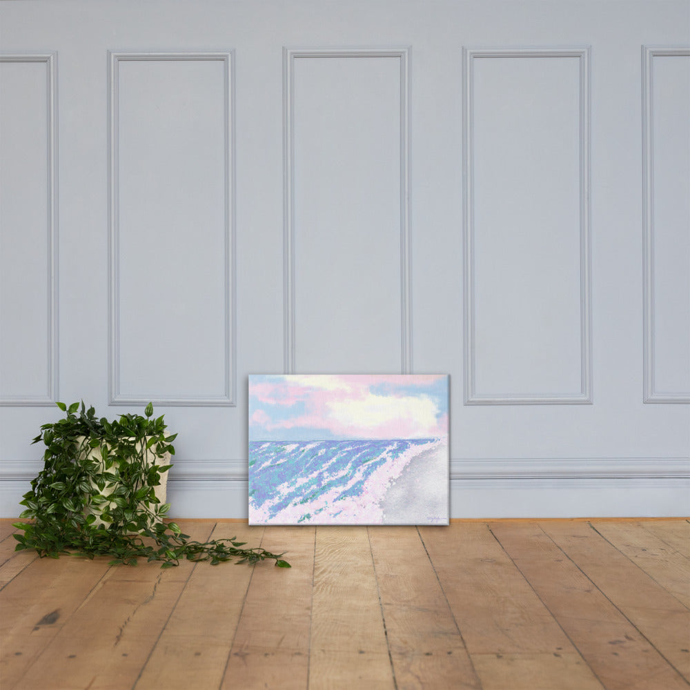 Serenity Beach Fine Art Landscape Canvas 18" x 24"