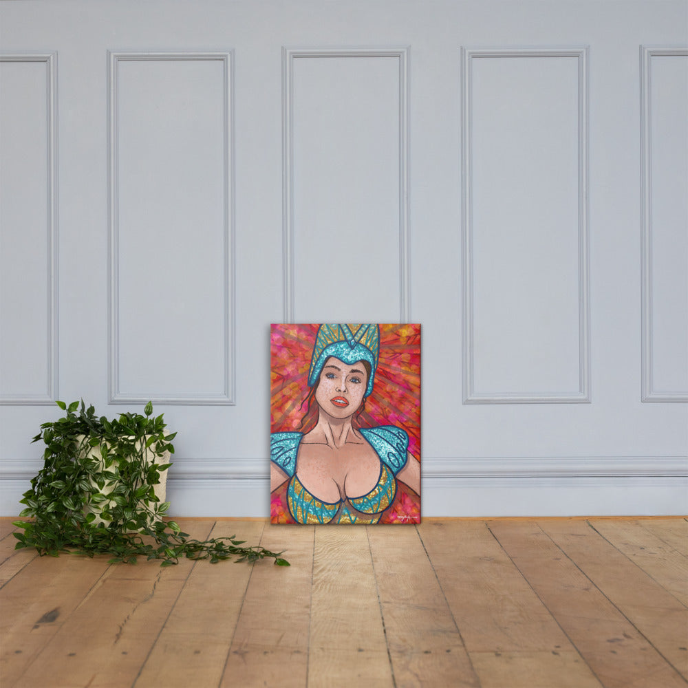 Carnival Queen Fine Art Canvas Print 18" x 24"
