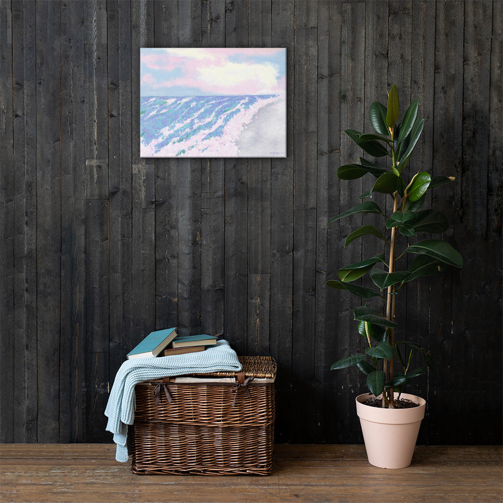 Serenity Beach Fine Art Landscape Canvas 18" x 24"
