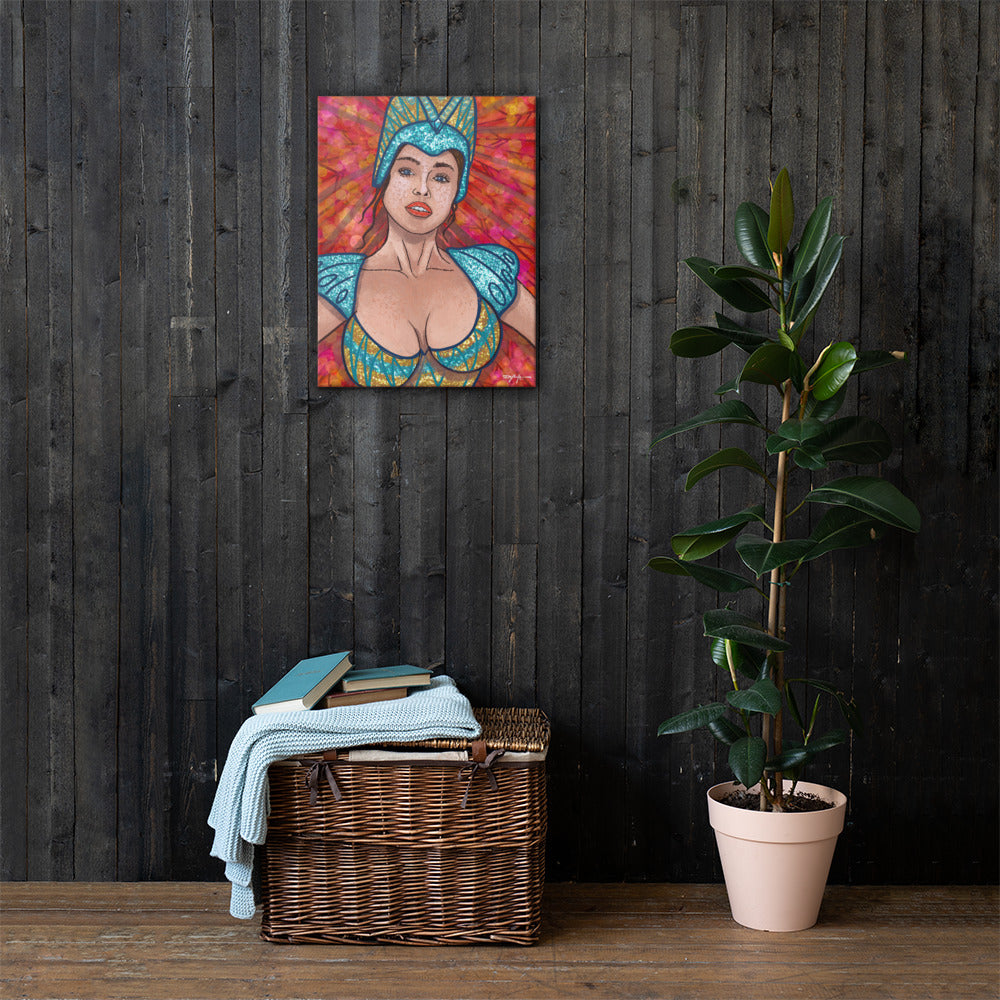 Carnival Queen Fine Art Canvas Print 18" x 24"