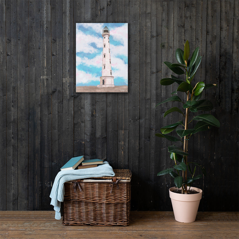 Aruba's California Lighthouse Fine Art Canvas 18 x 24"