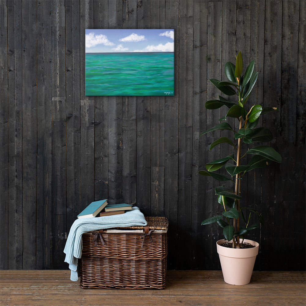 The Colors of Islamorada Waters Fine Art Canvas 18" x 24"