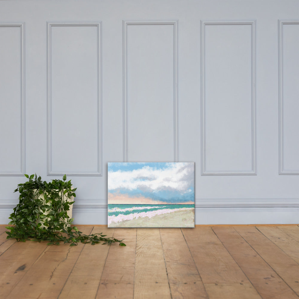 Rolling Waves Fine Art Landscape Canvas Print 18" x 24"