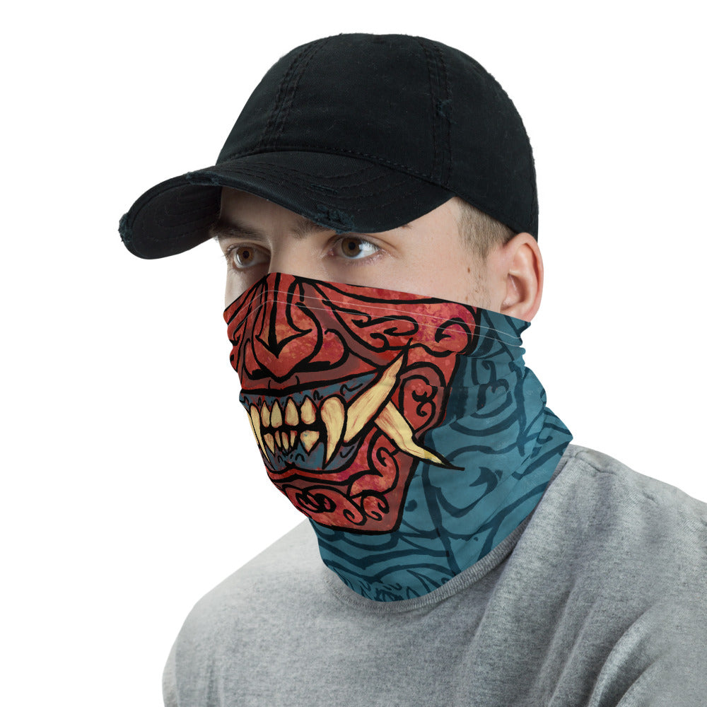 Samurai Oni Neck Gaiter Face Mask
