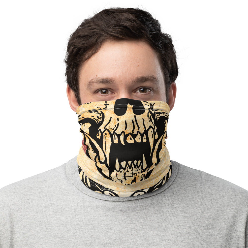 Oni Skull Face Mask Neck Gaiter