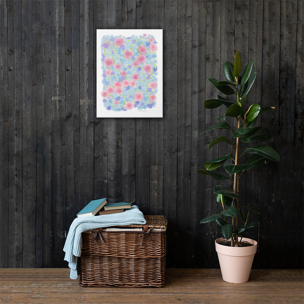 Four Seasons Spring Fine Art Floral Flower Canvas Print 18" x 24"