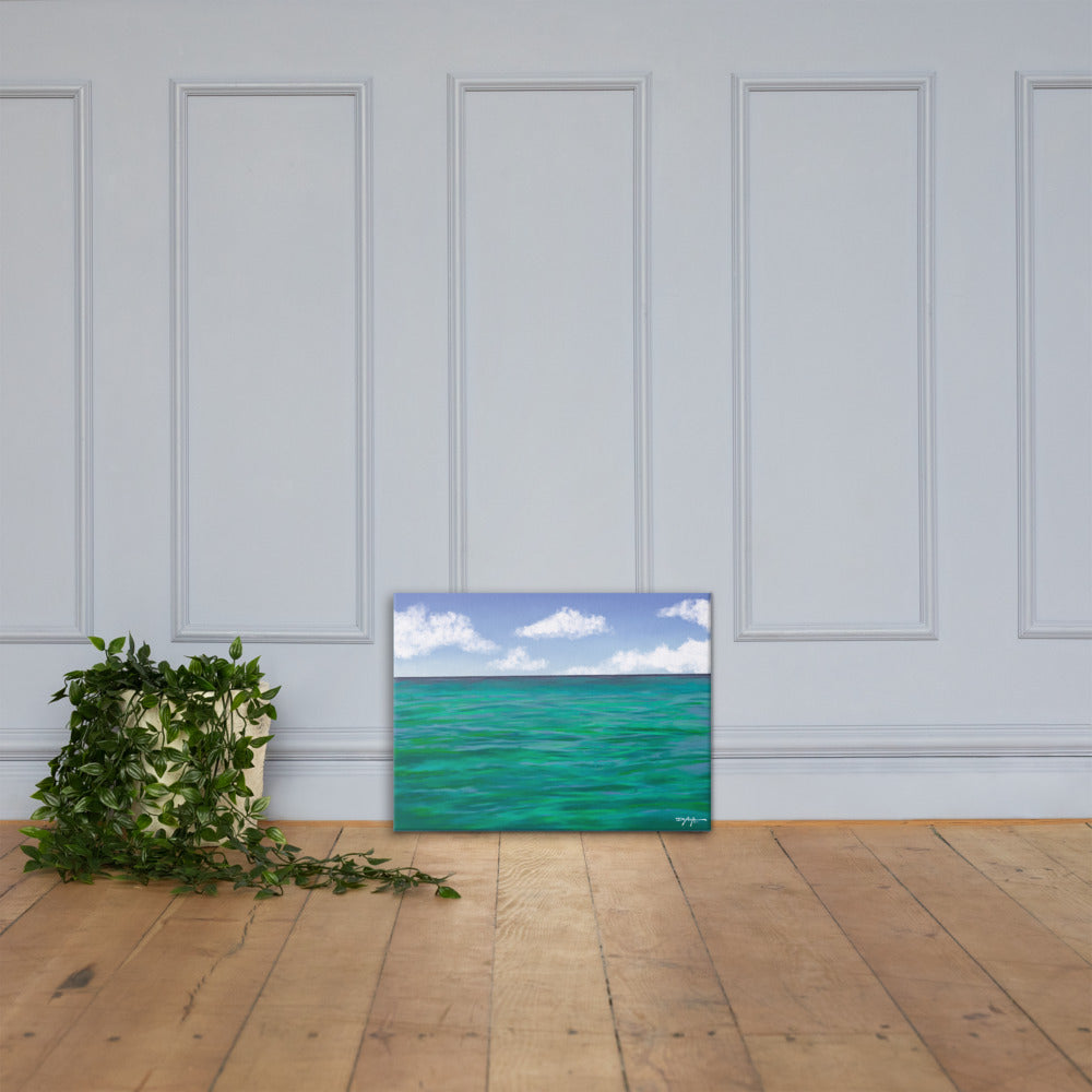 The Colors of Islamorada Waters Fine Art Canvas 18" x 24"