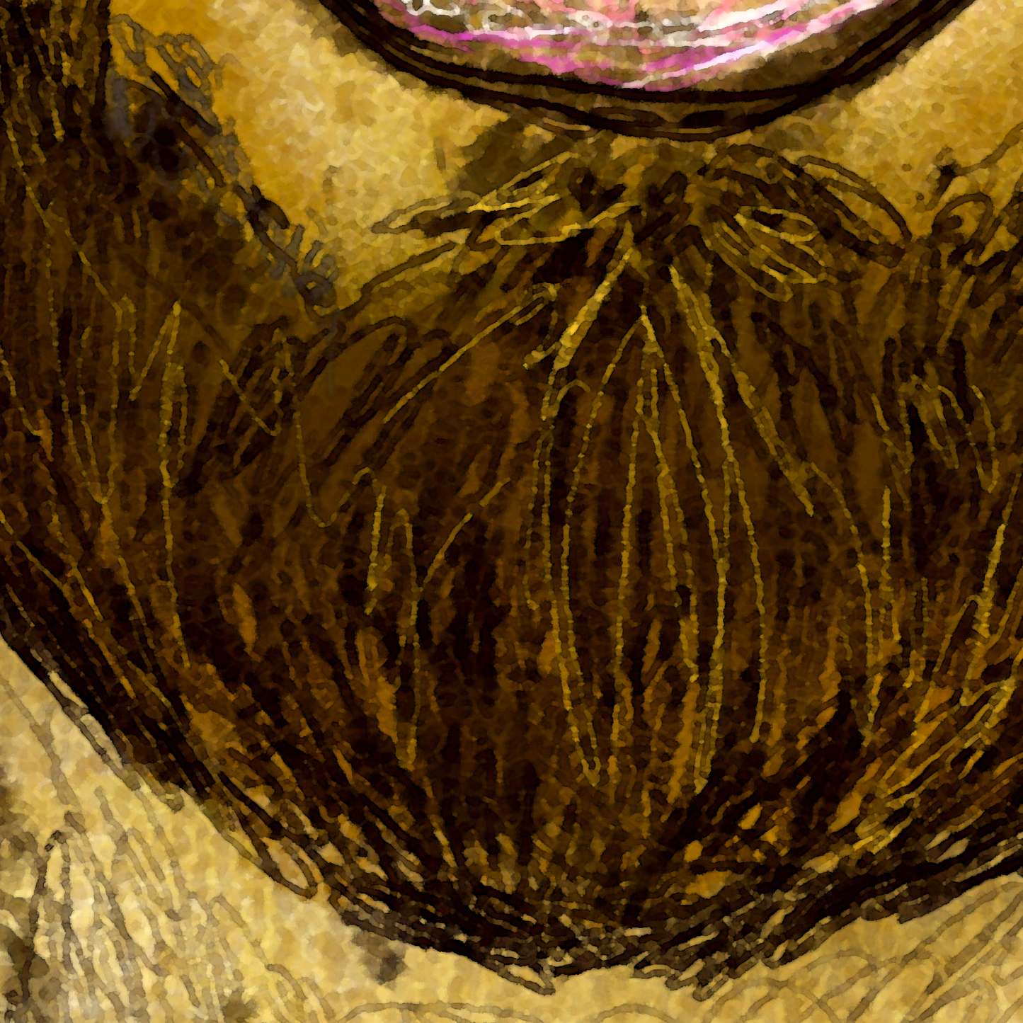 Son of Man Close-Up Jesus Christ Christian Fine Art Canvas Print