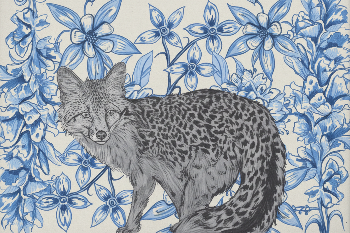Appalachian Gray Fox Canvas Print