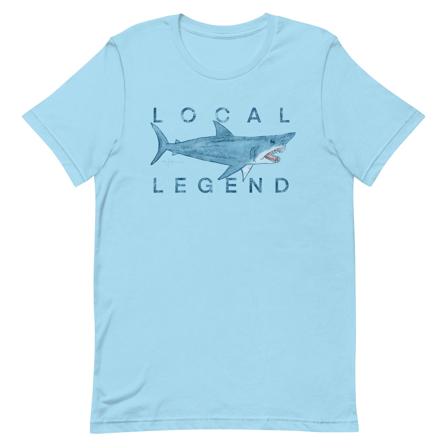 Local Legand Shark Unisex t-shirt