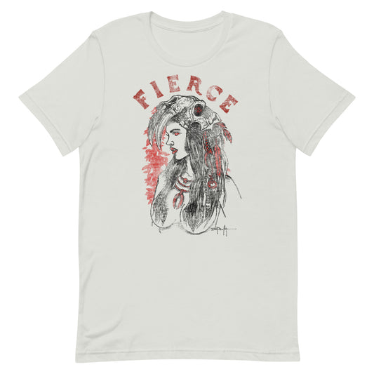 Fierce Woman Warrior Unisex t-shirt