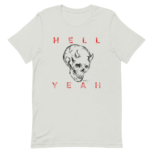 Hell Yeah Skull Unisex t-shirt