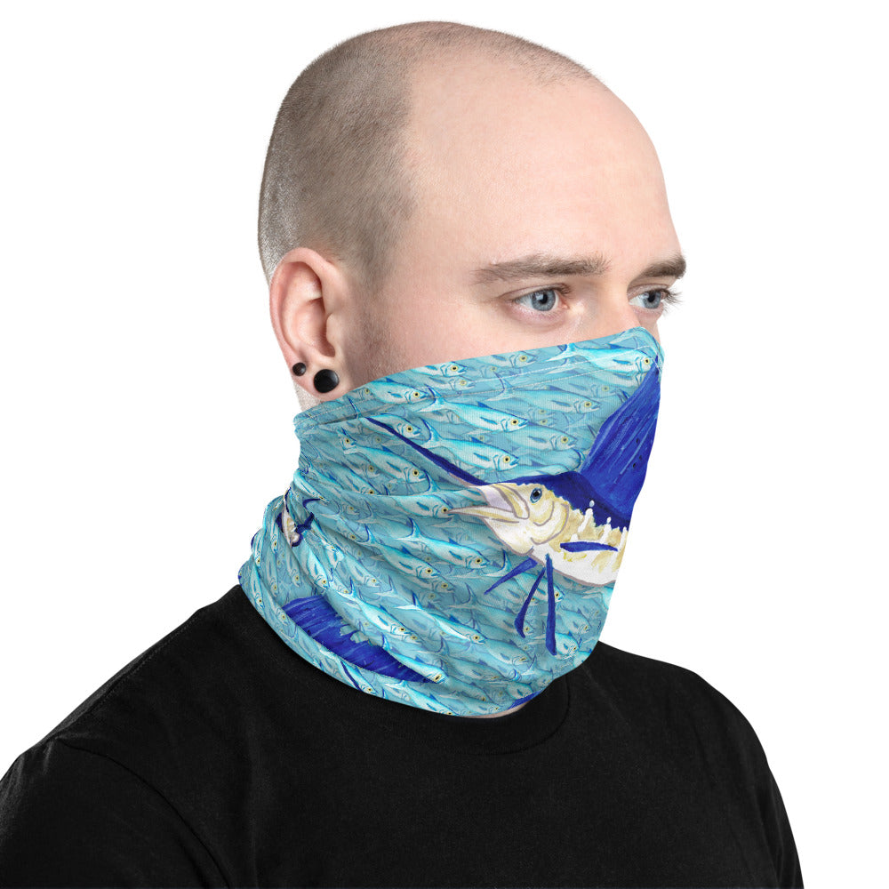 Sailfish Bait Ball Face Mask Neck Gaiter