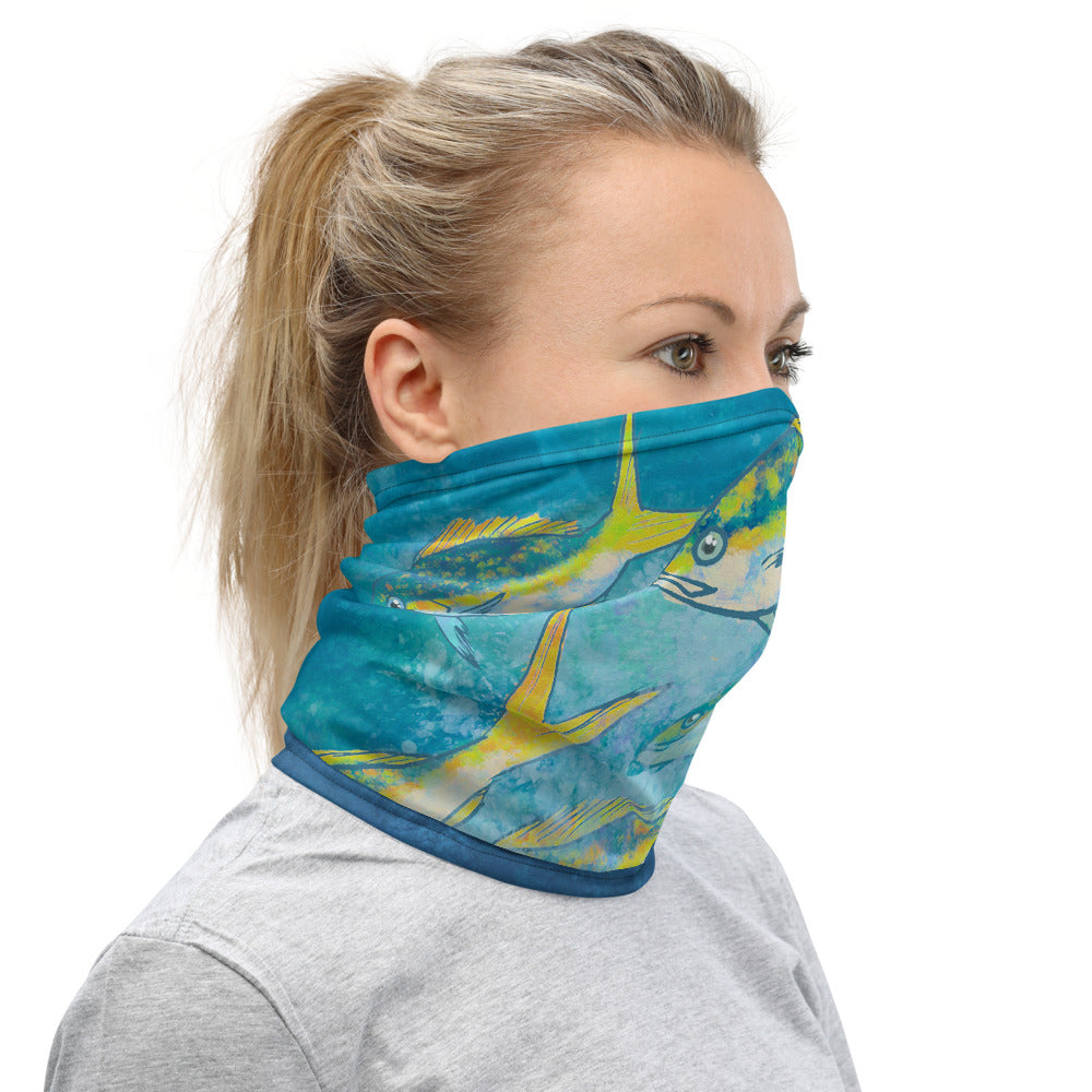 Yellowtail School Face Mask Neck Gaiter