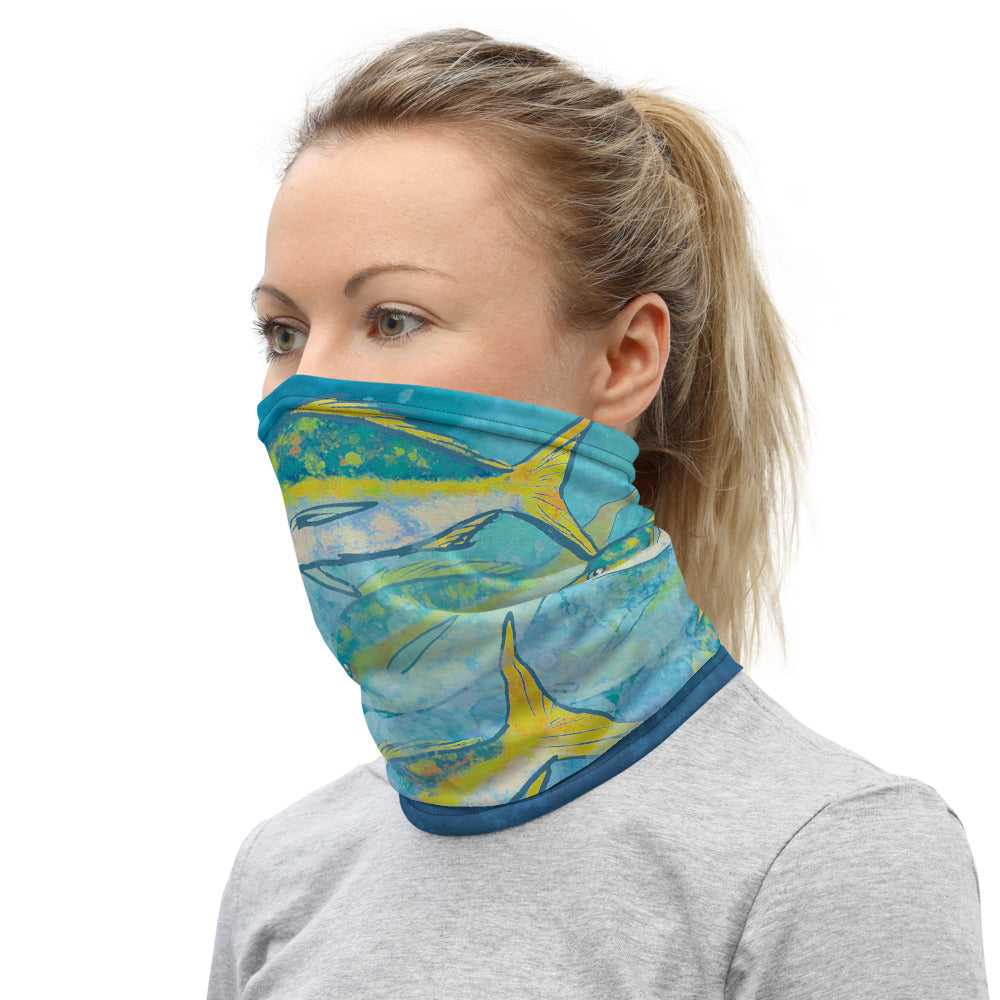 Yellowtail School Face Mask Neck Gaiter