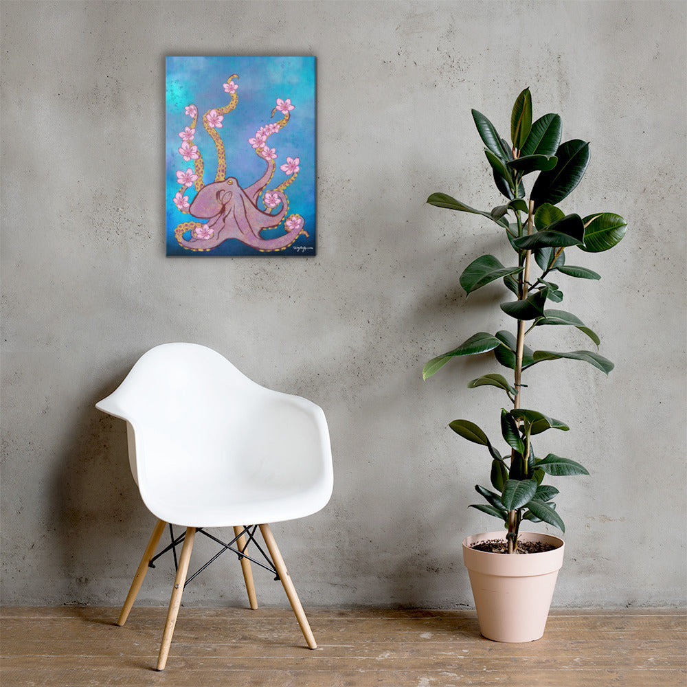 Octopus’s Garden Fine Art Canvas