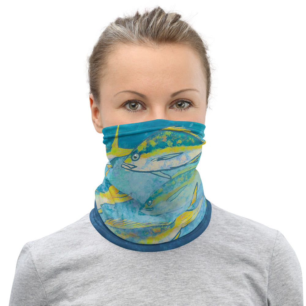 Yellowtail School Face Mask Neck Gaiter