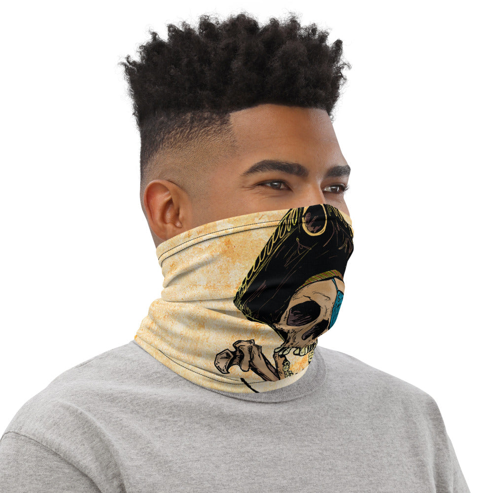 Pirate Skull and Crossbones Face Mask Neck Gaiter