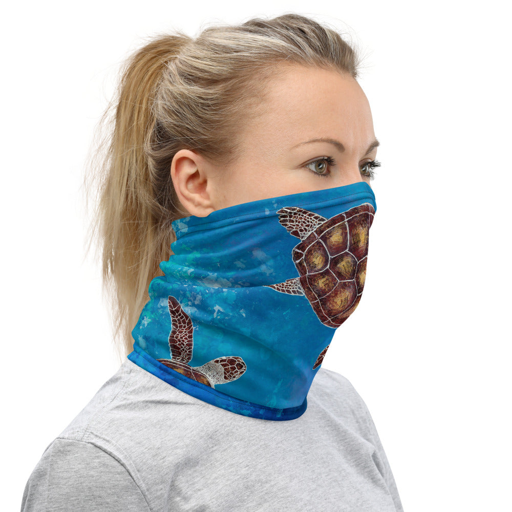 Sea Turtle Face Mask Neck Gaiter