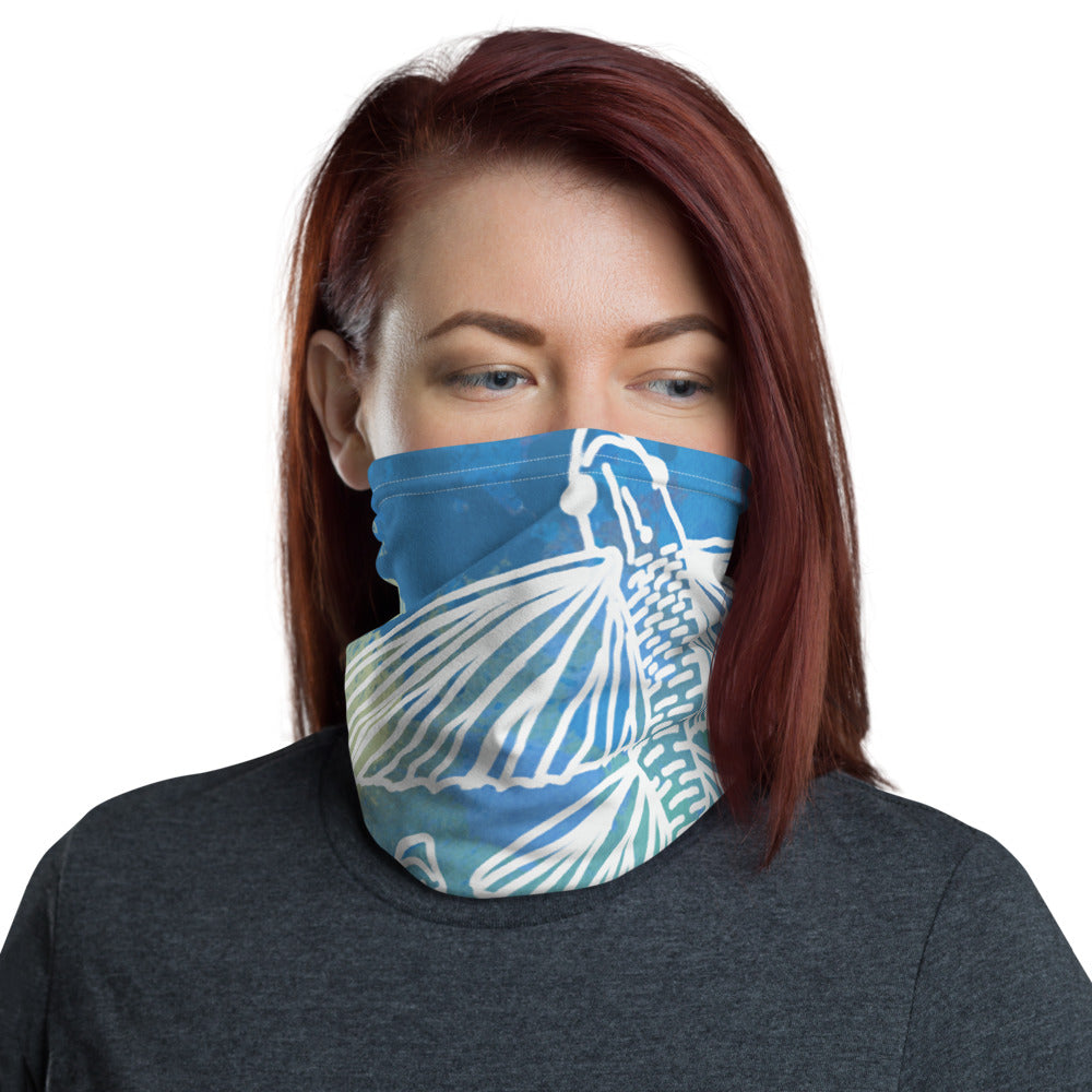 Flying Fish Face Mask Neck Gaiter